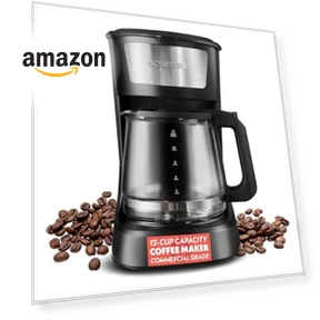 12-Cup One-Touch Drip Coffee Maker — Brewing Excellence, Gourmia