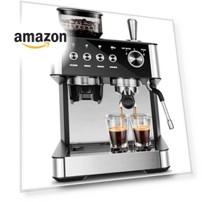 15 Bar Espresso Machine with Grinder — Coffee & Espresso Combos, Kismile