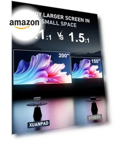 4K Projector with WiFi and Bluetooth — Home Theater Projectors, XuanPad