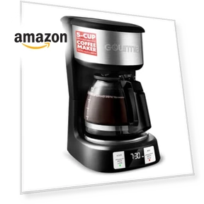 5-Cup Programmable Drip Coffee Maker — Coffee Makers, Gourmia