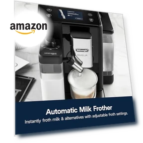 Automatic Espresso Machine with Grinder & Milk Frother — Coffee & Espresso Combos, De'Longhi