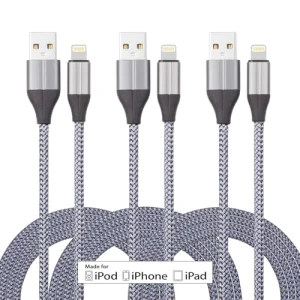 Lightning Cable (3 Pack 10 Foot), FEEL2NICE