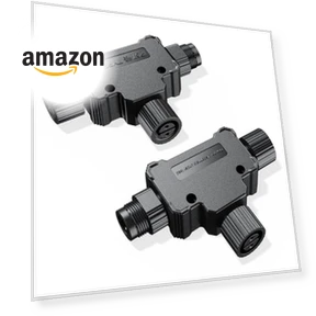Outdoor Smart Lighting T Connector — Outdoor Security & Flood Lighting, DriveXpwr