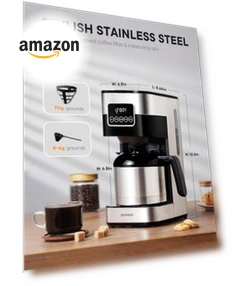Programmable Coffee Maker with Thermal Carafe — Coffee Makers, SHARDOR