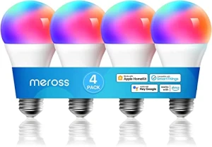 Smart RGBWW WiFi LED Bulbs, meross