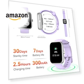 Smart Watch with Alexa Built-in — Smartwatches, Senbono