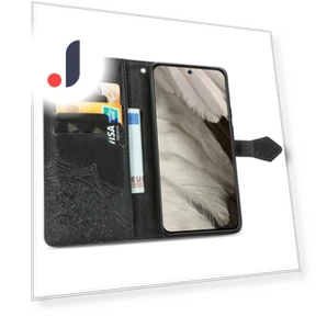 Collision Resistant PU Leather Stand Wallet Cover — Phone Accessories, Smartwatch 2025