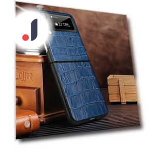 Crocodile Texture Genuine Leather Coating Anti-scratch Hard PC Phone Case — Basic Cases, Smartwatch 2025
