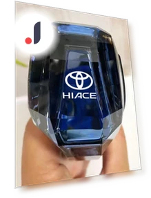 Crystal Upgrade LED Illumination Touch Sensor Gear Stick Shift Knob — Shift Light, SAMURAI STYLE
