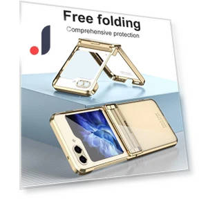 Electroplating Hard PC Folding Phone Cover — Basic Cases, Smartwatch 2025
