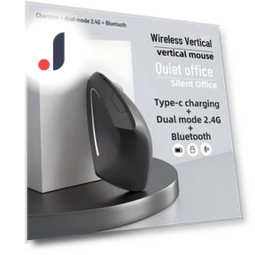 Ergonomic Vertical Wireless Bluetooth Mouse — Mouse Pads, Computer boost