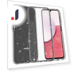 Glittery Powder Soft TPU+Hard PC Protective Phone Case — Back Covers, Smartwatch 2025