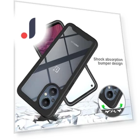 Hard PC+Soft TPU Hybrid Case with PET Screen Protector — Phone Accessories, Smartwatch 2025