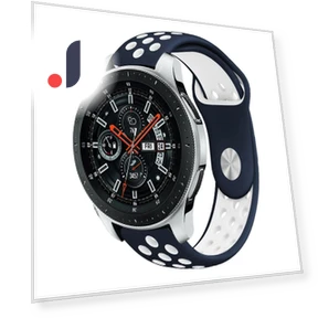 Hollow-out Two-color Silicone Wrist Band — Bands, Smartwatch 2025