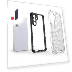 Honeycomb Texture TPU+PC Phone Case — Bumpers, Smartwatch 2025