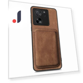 Leather Back Cover with Detachable Card Holder — Phone Accessories, Smartwatch 2025