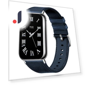 Leather Textured Silicone Wrist Strap — Fitness Bands, Samrtwatch Bands Straps