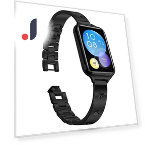 Metal Watch Band Snowflake Pattern Starlight — Bands, Smartwatch 2025