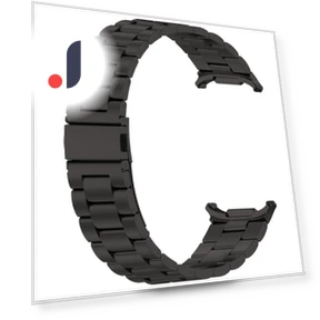 Metal Watch Band Three-Beads Steel Wrist Strap — Bands, Smartwatch 2025