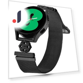 Milanese Band Flower Stainless Steel Magnetic Mesh Watch Strap — Smartwatches, Smartwatch 2025