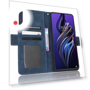 Multiple Card Slots Fully Wrapped PU Leather Flip Stand Wallet Case — Flip Cases, Smartwatch 2025