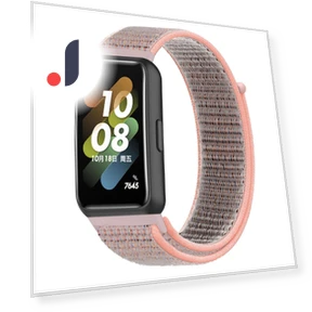 Nylon Watch Strap Adjustable Loop Fastener Replacement Sport Wrist Band — Bands, Smartwatch 2025