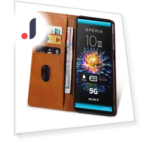 PU Leather Business Phone Case Wallet Stand — Flip Cases, Smartwatch 2025