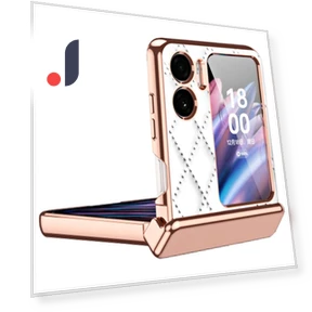 PU Leather Coated PC Anti-drop Phone Case with Magnetic Hinge Cover — Flip Cases, Smartwatch 2025