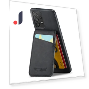 PU Leather+TPU Kickstand Shell RFID Blocking Card Holder Phone Case — Phone Accessories, Smartwatch 2025