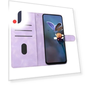 PU Leather Wallet Phone Cover with Flower Imprint — Phone Accessories, Smartwatch 2025