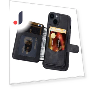RFID Blocking Phone Case with Wallet Kickstand — Bumpers, Smartwatch 2025