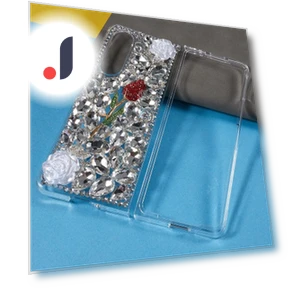 Rhinestone Decor Phone Case — Phone Charms, Smartwatch 2025