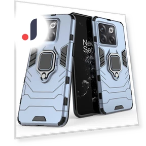 Ring Kickstand Phone Case Armor Shockproof Military Hard PC Soft TPU Hybrid Protective Cover — Basic Cases, Smartwatch 2025