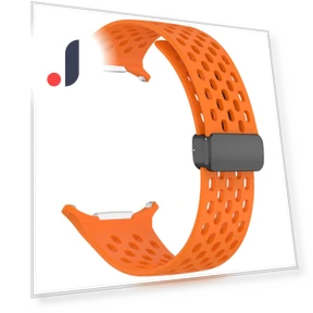 Silicone Watch Band with Magnetic Folding Buckle — Fitness Bands, Smartwatch 2025