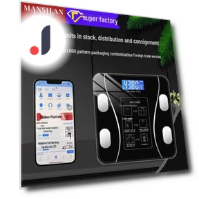 Smart Bluetooth Body Fat and Weight Scale — Body Composition Analysis, Deals Supermarket