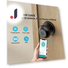 Smart Door Lock with Fingerprint — Biometric Security, The Romantics