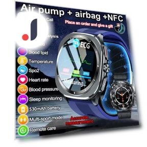 Smart Watch with Air Pump and Safety Cushion — Smartwatches, ElectronicsHome