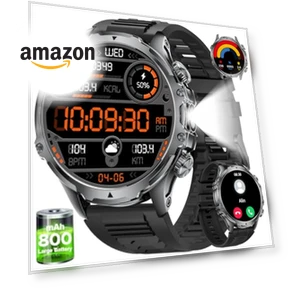 Smart Watch with LED Flashlight and Health Monitoring — Smartwatches, LIGE
