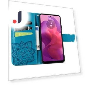 Stand Case Imprint Butterfly Flower PU Leather Phone Cover — Basic Cases, Smartwatch 2025