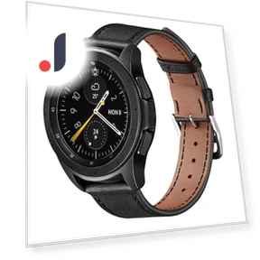 Textured Genuine Leather Replacement Strap — Bands, Smartwatch 2025