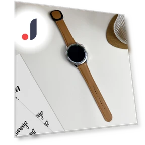 Universal Magnetic Buckle Genuine Cow Leather Watch Strap — Bands, Smartwatch 2025