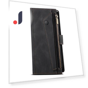 Zipper Pocket Adjustable Stand Wallet Phone Case — Smartwatch Protectors, Smartwatch 2025