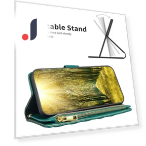 Zipper Pocket Design Cover Matte Anti-wear Full Protection Phone Case with Stand Wallet — Bumpers, Smartwatch 2025