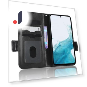 Anti-Drop PU Leather Wallet Protective Phone Case with Stand and Wrist Strap — Phone Accessories, Smartwatch 2025