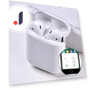Bluetooth Earbuds with Wireless Charging — In-Ear Headphones, The Joker