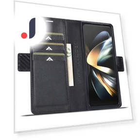 Carbon Fiber Texture Magnetic Closure Phone Cover — Basic Cases, Smartwatch 2025