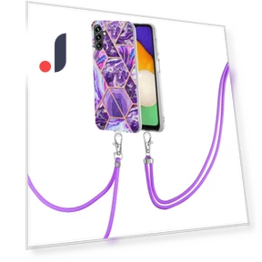 Case with Long Strap Splicing IMD Marble Pattern TPU Back Cover — Bumpers, Smartwatch 2025