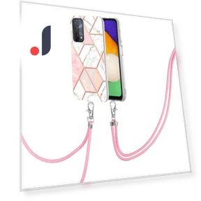 Case with Long Strap Splicing IMD Marble Pattern TPU Back Cover — Basic Cases, Smartwatch 2025