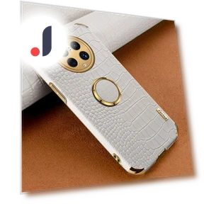 Crocodile Texture Ring Kickstand Case — Phone Accessories, Smartwatch 2025