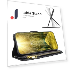 Flip Case Zipper Pocket Wallet Phone Stand Shell — Flip Cases, Smartwatch 2025
